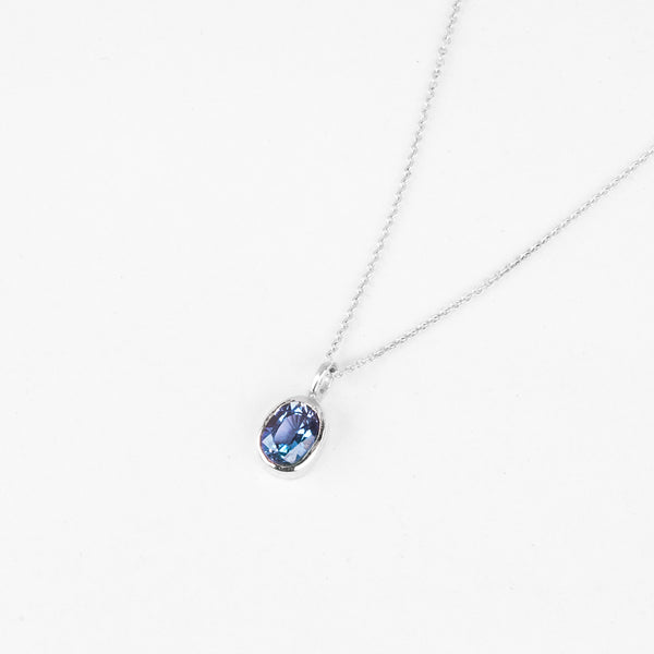 Silver Luise - Blue Sapphire