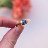 Bold Bonbons - Round Teal Sapphire