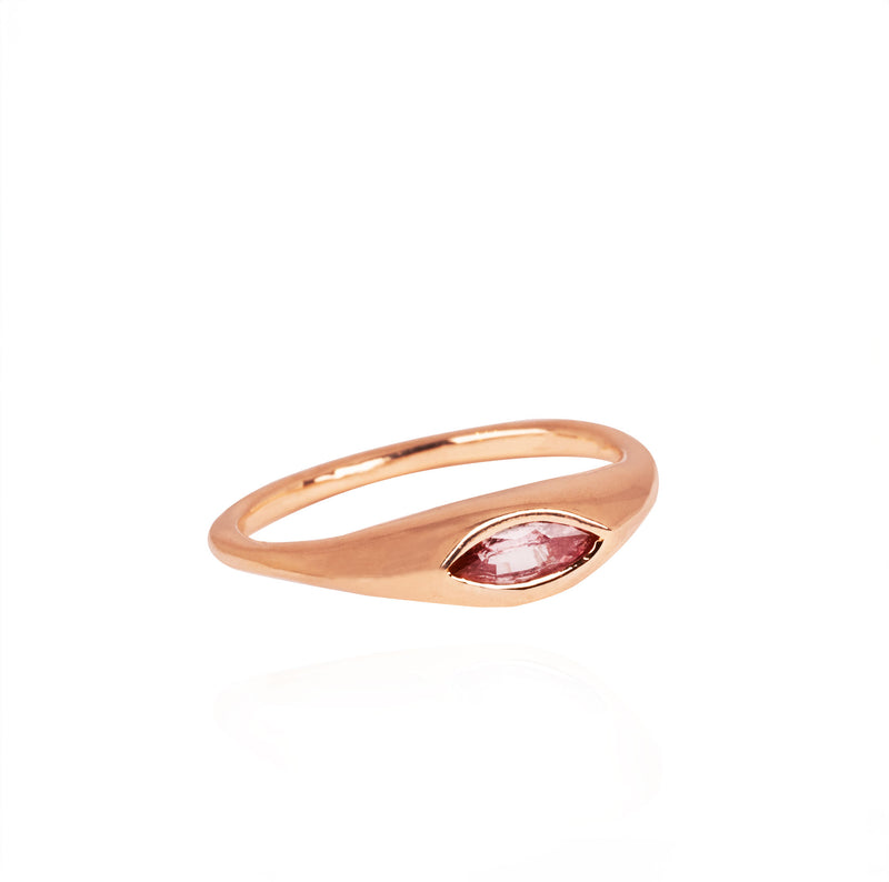 Mini Chunky Eye - Pink Sapphire