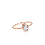 aquamarine gold ring
