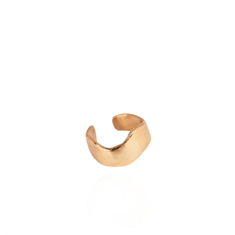 Les Vivants - Curves Gold Ear Cuff