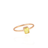 gold ring yellow sapphire from caroline hjerpe