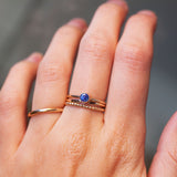 sapphire gold rings
