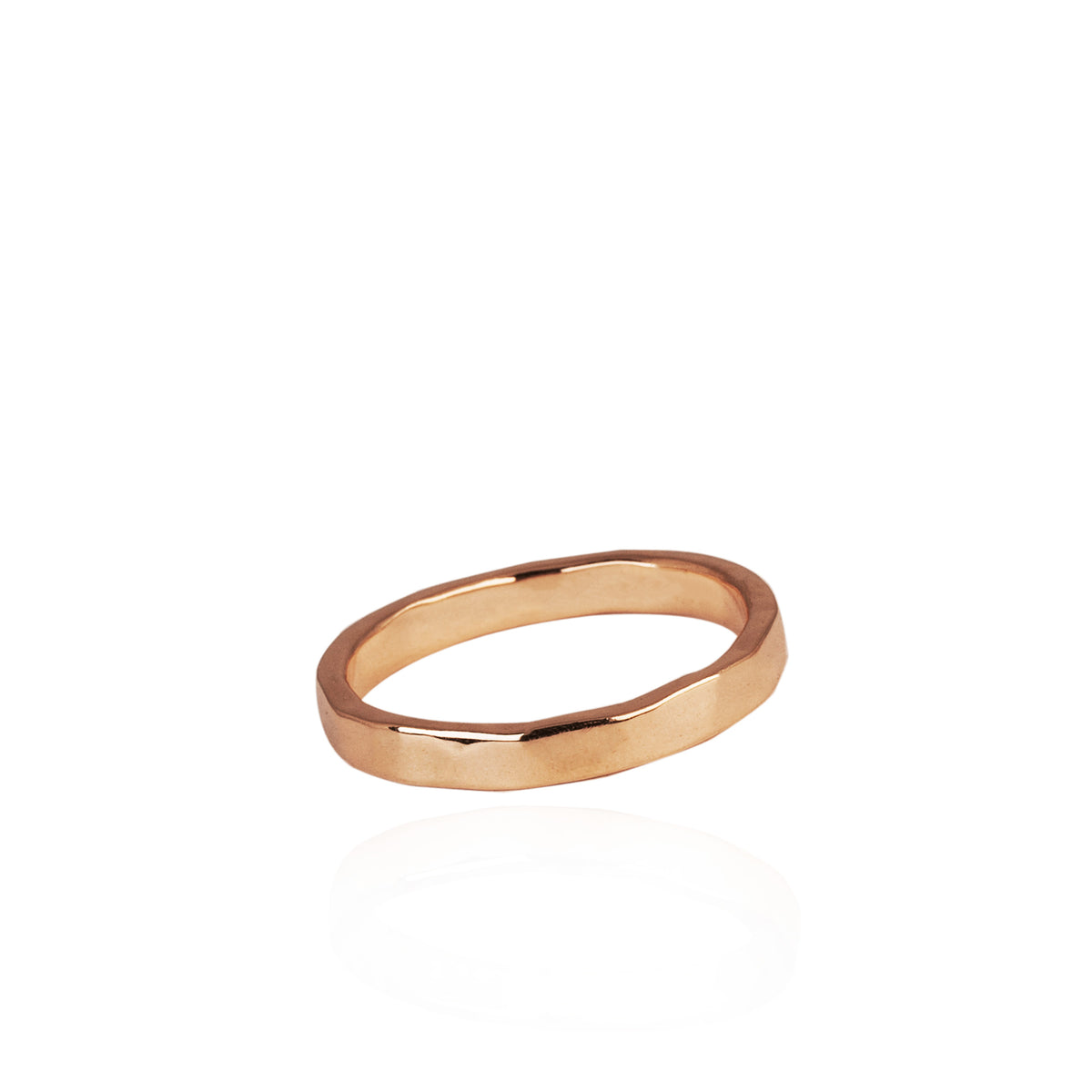 mens ring hammered 