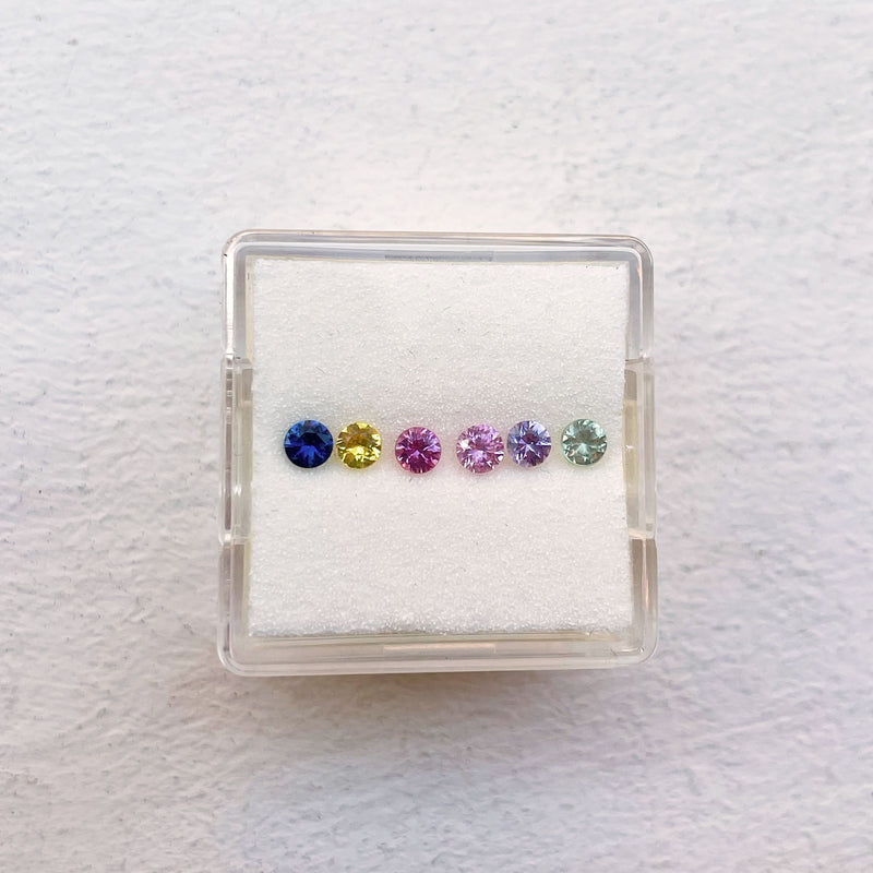 sapphires in different colors
