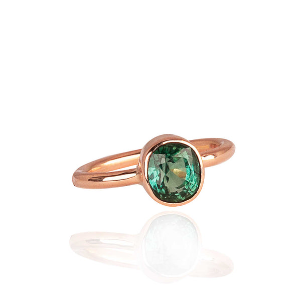 gold chunky ring unisex